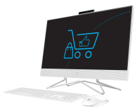 HP 24 AiO Ryzen 5-3500/8GB/512 White - 606131 - zdjęcie 2